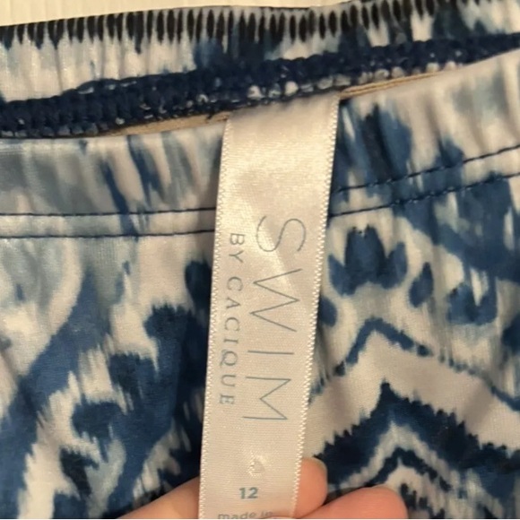 Swim By Cacique Swim Skirt Drawstring Sides Size 12 EUC - Picture 3 of 3